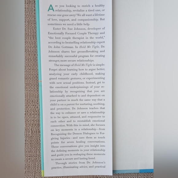 📚 Hold Me Tight: Seven Conversations for a Lifetime of Love Book - Picture 4 of 4